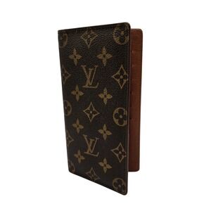 Louis Vuitton Monogram Long Bifold Wallet Brown Canvas